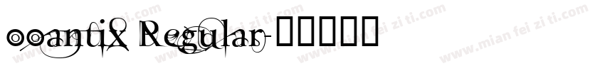 00antix Regular字体转换